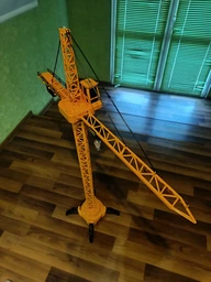 Подъемный кран на радиоуправлении A-Toys с каской 128 см 8064E фото от покупателей 2