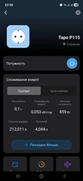 Розумна Wi-Fi розетка TP-LINK міні Tapo P115 (1-pack)