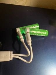 Аккумуляторные батарейки AA Pujimax 1.5V литий-ионные аккумуляторы пальчиковые батареи 3400mwh с USB Type-C зарядкой быстрые перезаряжаемые батарейки для пульта фонарика игрушек мышки часов многоразовые батарейки высокой емкости 1200 циклов зарядки 4шт