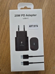 Зарядний пристрій для Samsung 25W + Кабель Type-C з підтримкою швидкої зарядки