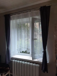 Класичний тюль-арка для кухні Adagio Windows Decor у габартиних розмірах 2,4х1,65м