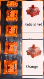Набір механічних перемикачів AKKO Akko CS Radiant Red(45pcs/pack)