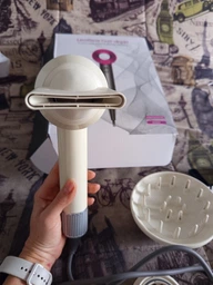 Фен Super Hair Dryer макарон 1 насадка: швидке сушіння + кейс фото від покупців 7