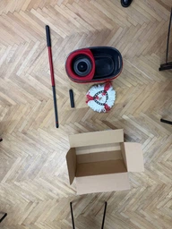 Набор для уборки Vileda Easywring & Clean Turbo (швабра и ведро с отжимом) (4023103194113)