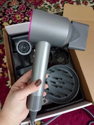 Фен для волос Leafless hair dryer 5в1 1600 Вт 1,5m с 5 насадками и функцией быстрой сушки для укладки Золотой