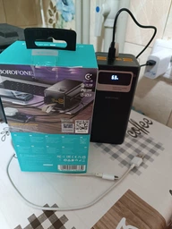 Зовнішній акумулятор Павербанк BOROFONE DBT35B 50000mAh 22,5W чорний фото від покупців 1