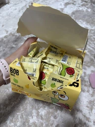 Упаковка натуральних цукерок Bob Snail Яблучно-грушеві 10 г х 30 шт (4820219344995)