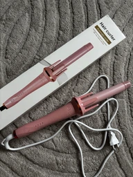 Автоматична плойка для локонів Hair Curler, електричний стайлер для завивки волосся з автоматичним обертанням, 4 температурні режими (150°, 170°, 190°, 210°), стайлер для створення локонів, рожевий, LY-884-Pink фото від покупців 2