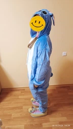 Кигуруми Стич M Синий