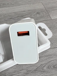 Мережевий зарядний пристрій 33W LEXEGO USB Type-A швидка зарядка для телефона планшета годинника Turbo Charge та Quick Charge блок живлення для Xiaomi Samsung Apple адаптер для самсунга ксяомі charger білий (XMB-33W) фото від покупців 1