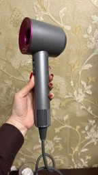 Фен Super Hair Dryer макарон 1 насадка: швидке сушіння + кейс фото від покупців 2
