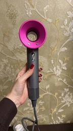 Фен Super Hair Dryer макарон 1 насадка: швидке сушіння + кейс фото від покупців 1