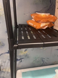 Полка стеллаж напольная над стиральной машиной Laundry Rack (399 WR) Черный фото от покупателей 1