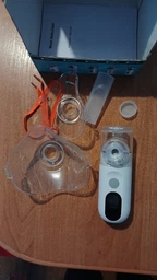 Ингалятор небулайзер Nebulizer Mesh Atomizer для детей и взрослых для дыхательной терапии портативный от сухого кашля насморка боли в горле для астматиков