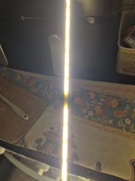 Світлодіодна LED COB стрічка 3 метри із кнопкою USB 5V, білий нейтральний, світильник для підсвічування кухні шаф, 4000K