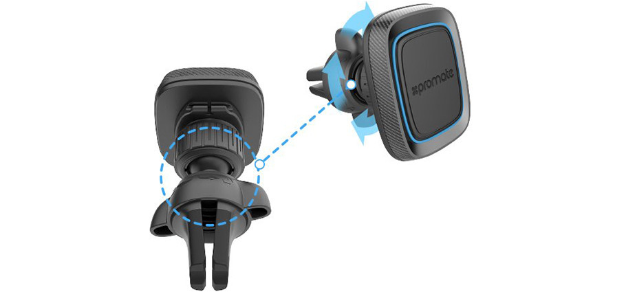 Автодержатель для телефона магнитный Promate AirGrip-1 Автодержатель для телефона магнитный Promate AirGrip-1