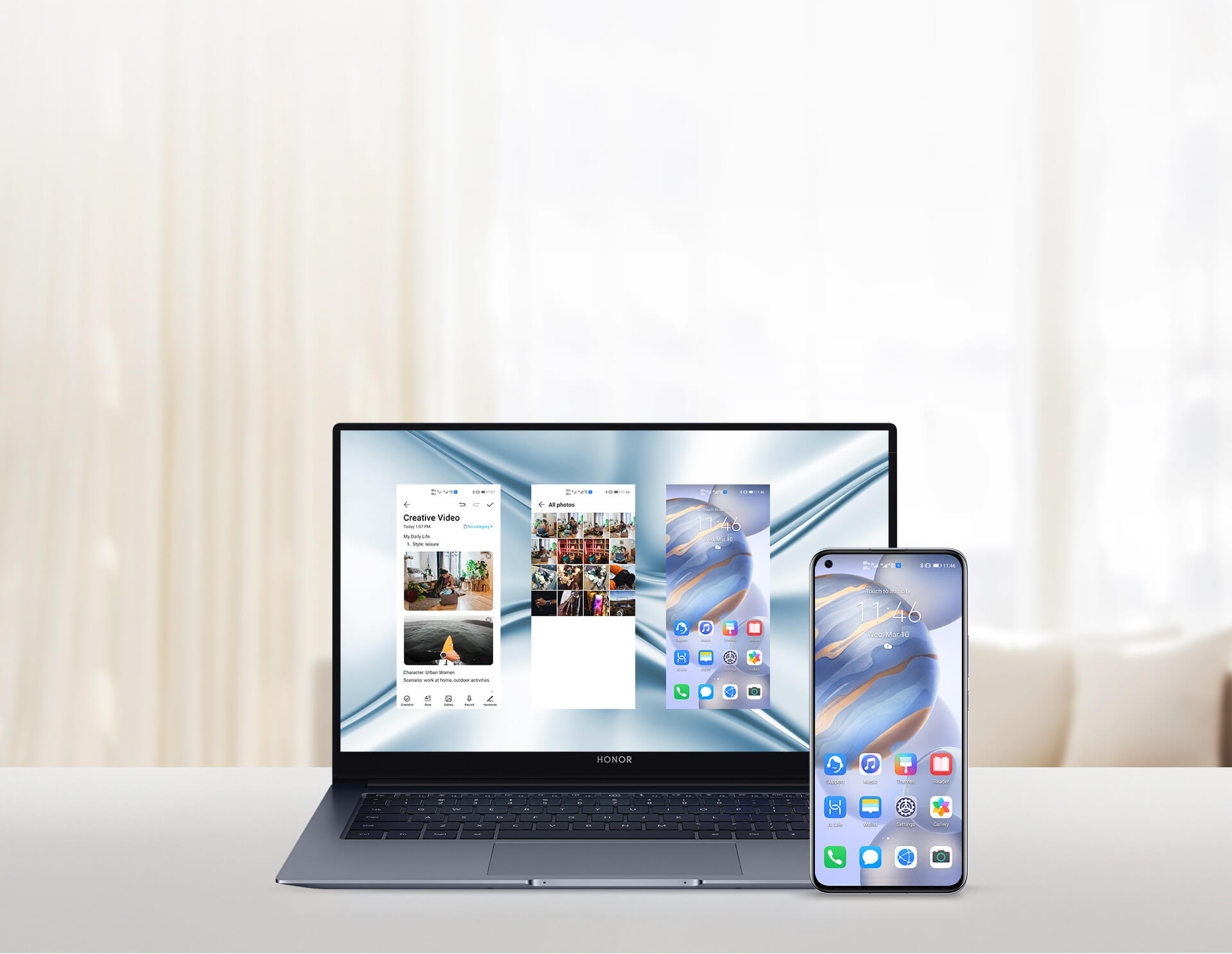 Ноутбук Honor MagicBook X 14 (NBR-WAI9B) Space Grey / металлический ...