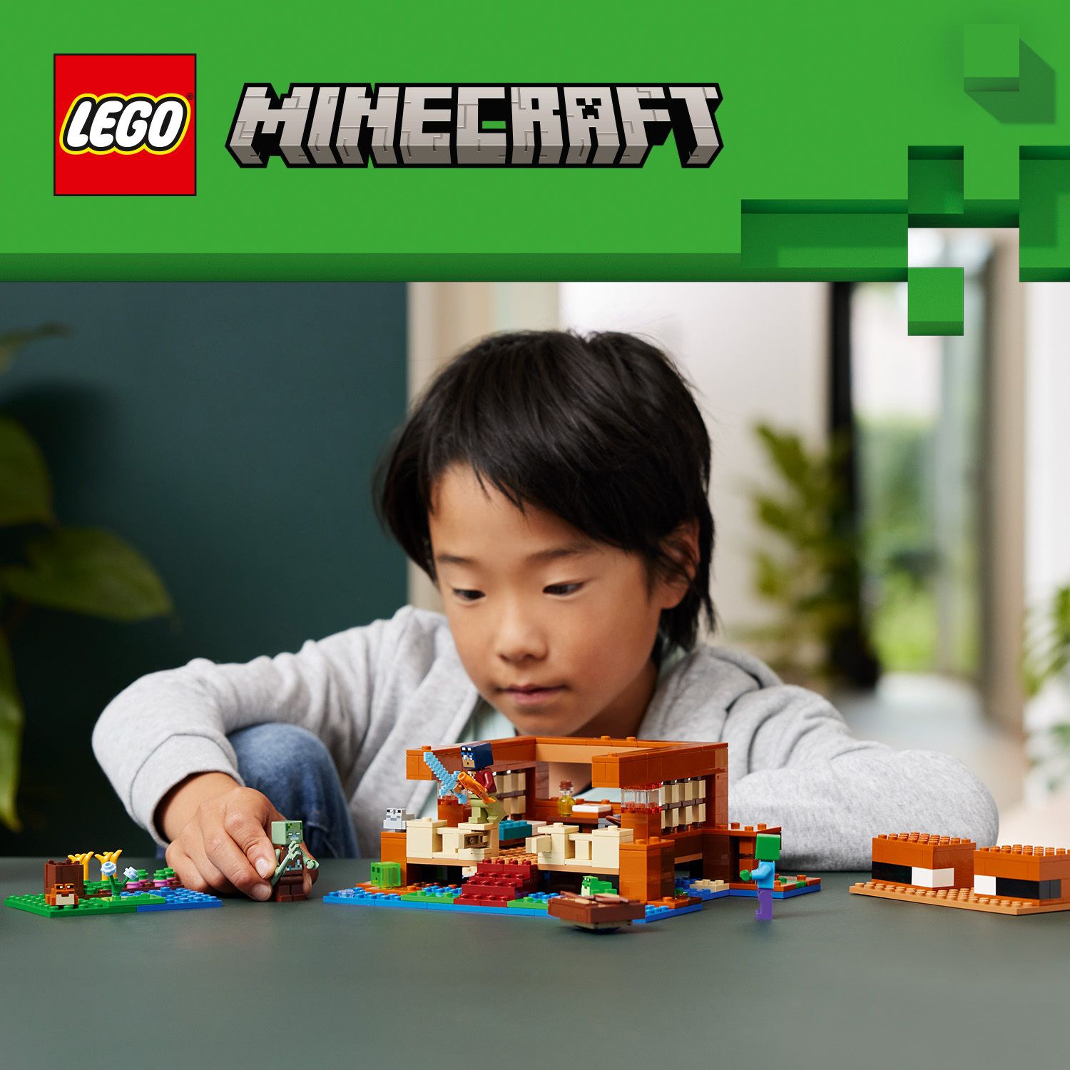 Конструктор LEGO Minecraft Дом в форме лягушки 400 деталей (21256) – фото,  отзывы, характеристики в интернет-магазине ROZETKA | Купить в Украине:  Киеве, Харькове, Днепре, Одессе, Запорожье, Львове