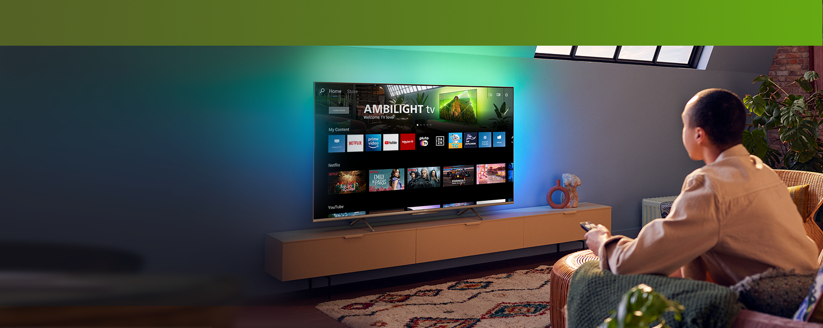 section ambilight tv bg