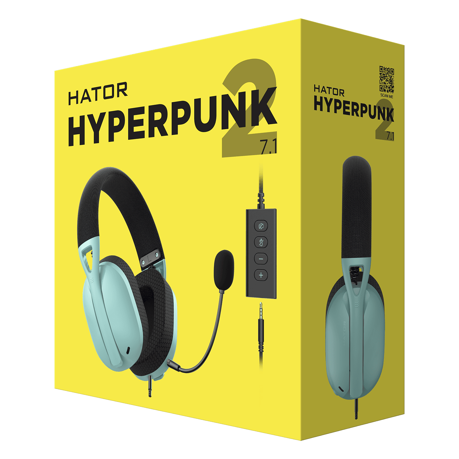 Наушники Hator Hyperpunk 2 USB 7.1 Black-Lilac (HTA-849) купить в ...
