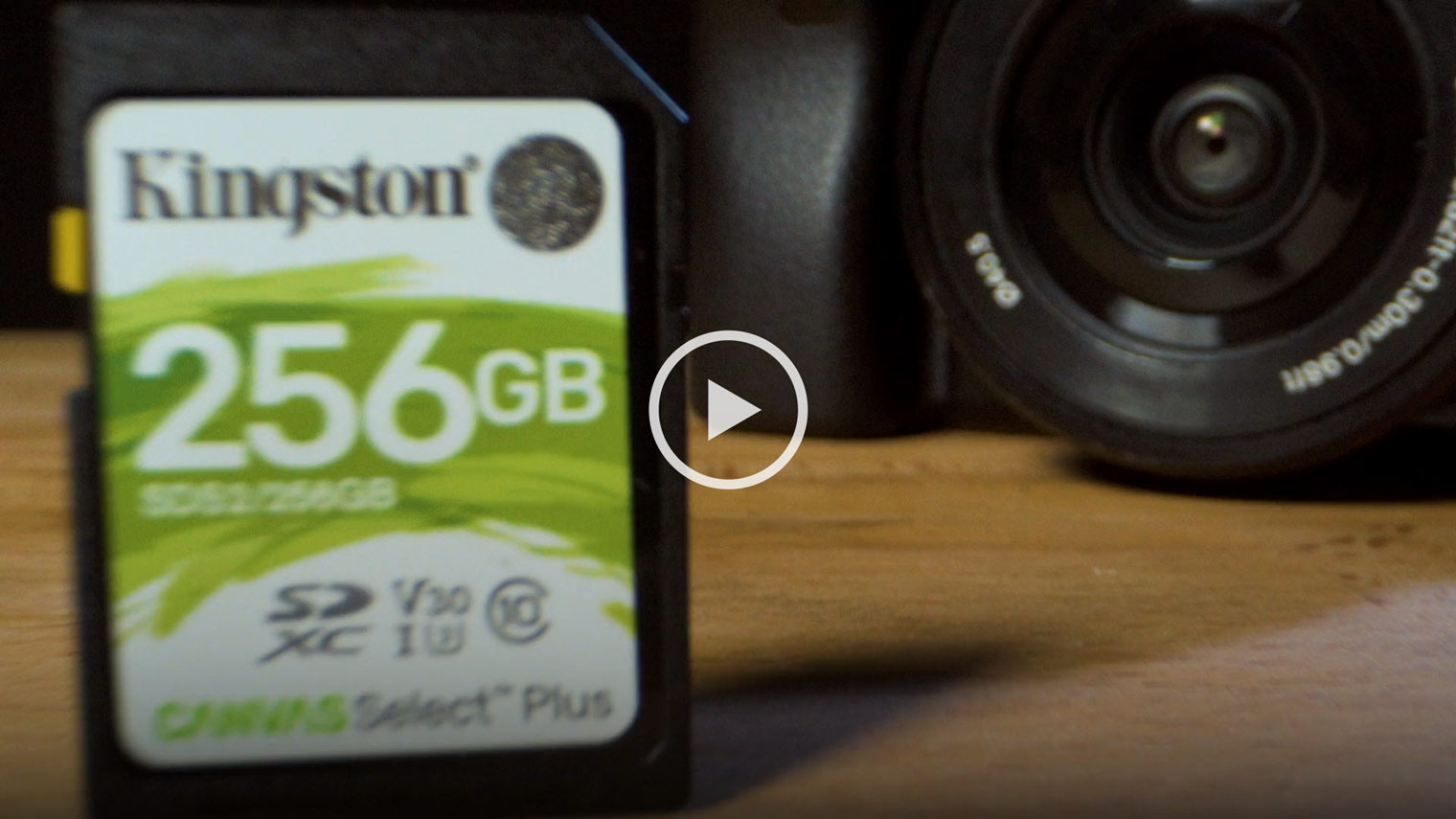Карта памяти Kingston Canvas Select Plus SDXC 256GB UHS-I U3 V30