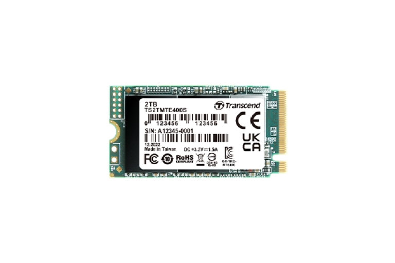 SSD диск Transcend 400S 512GB NVMe M.2 2242 PCIe 3.0 x4 3D NAND