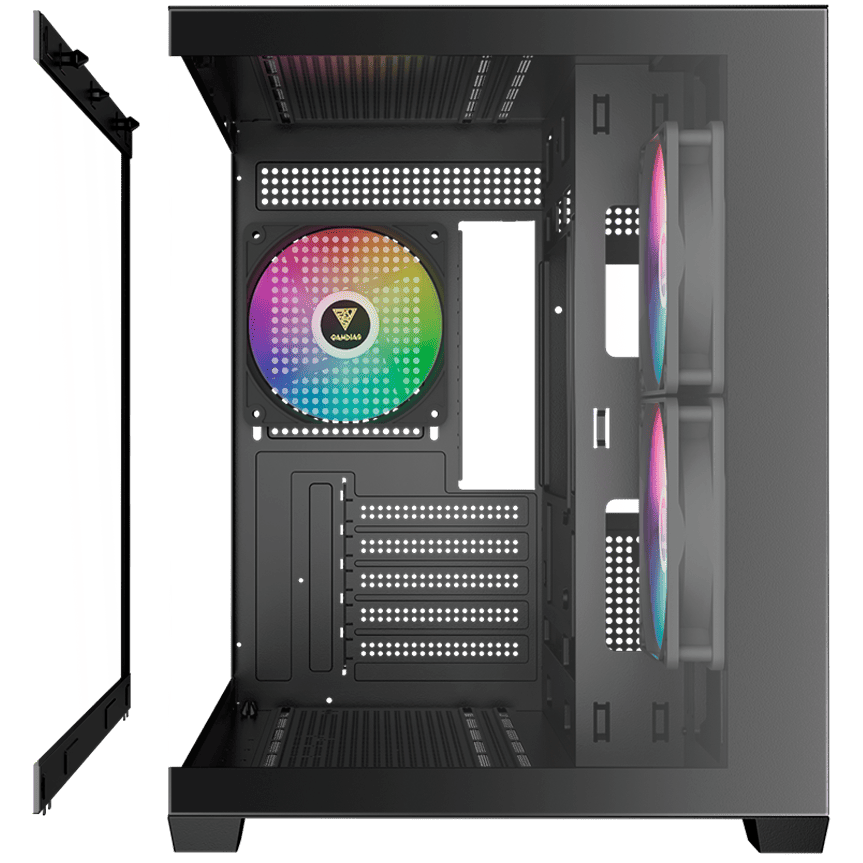 Корпус для ПК, GAMDIAS AURA GC10M V2 ARGB PC Case