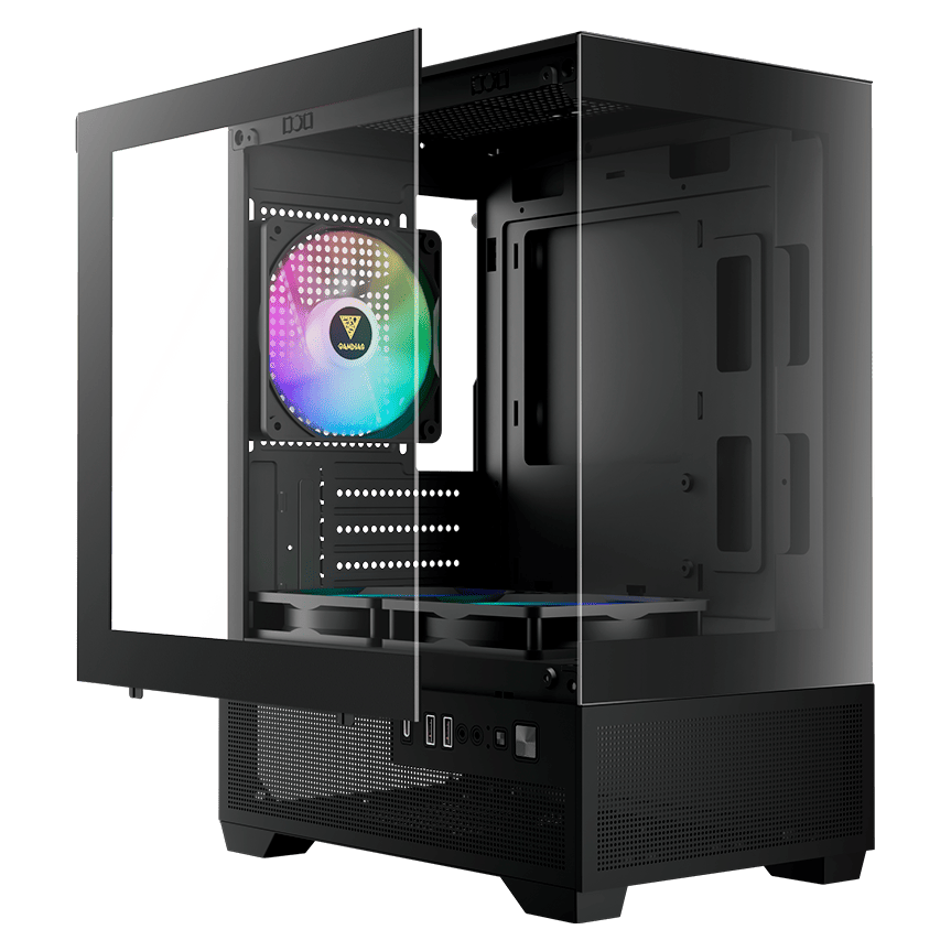 Корпус для ПК, GAMDIAS AURA GC9M ELITE WH ARGB PC Case