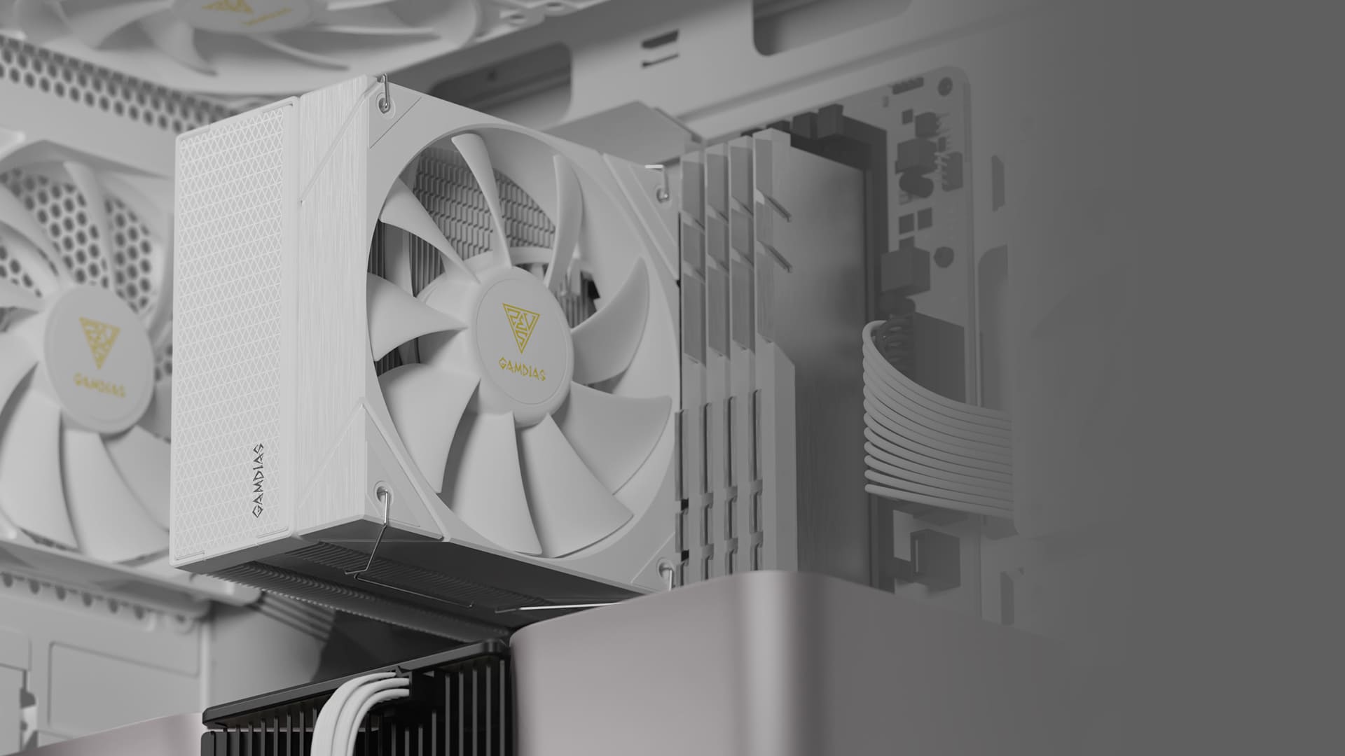 Повітряне охолодження для ПК GAMDIAS BOREAS E2-410 CPU Air Cooler