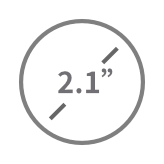 2.1 inches icon