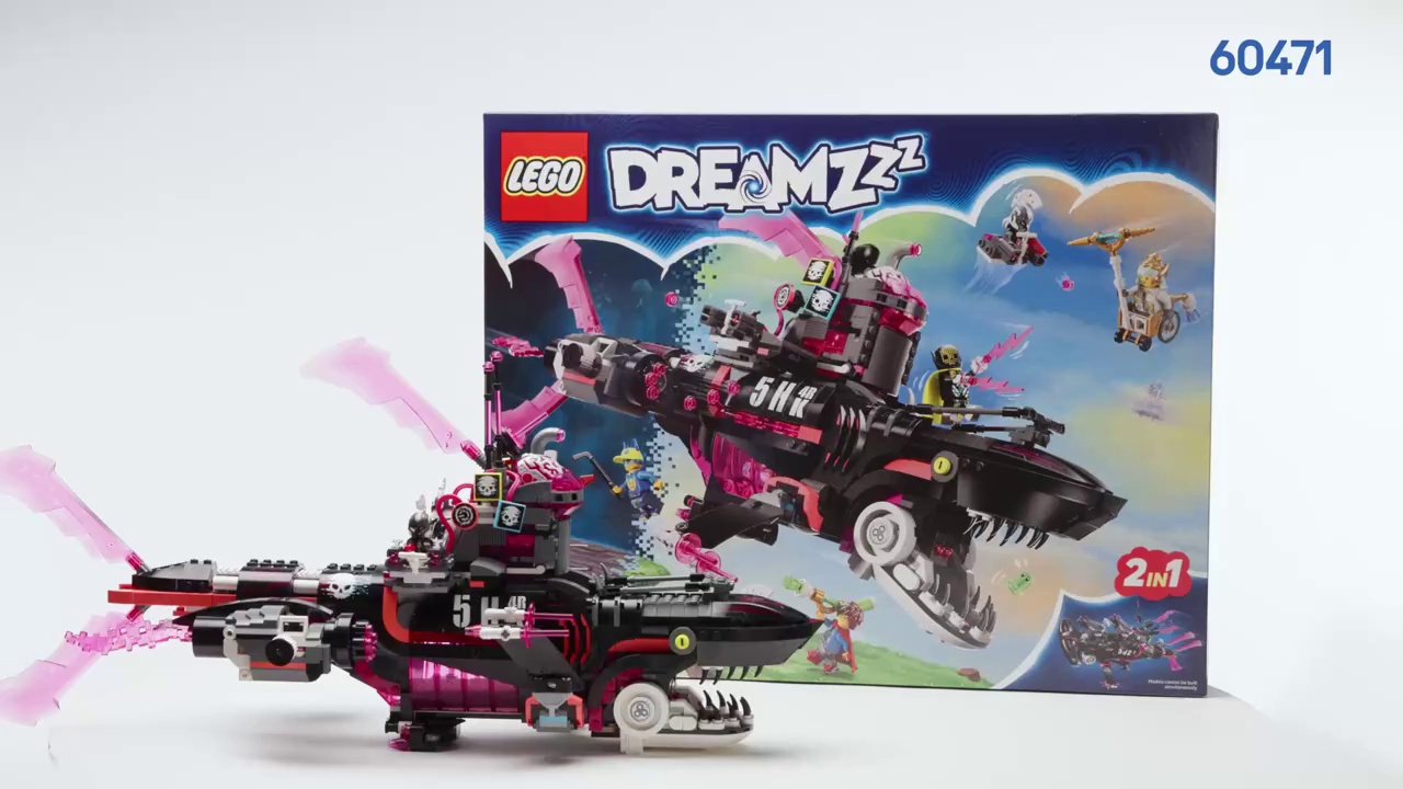 Конструктор LEGO DREAMZzz Страхітливий підводний човен «Акула