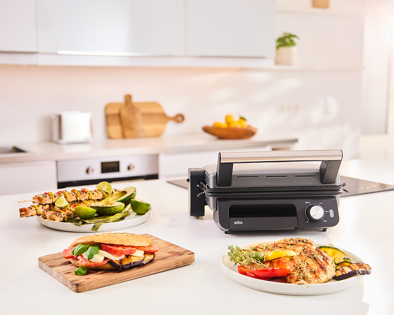 3 в 1 – контактний гриль, BBQ і піч.