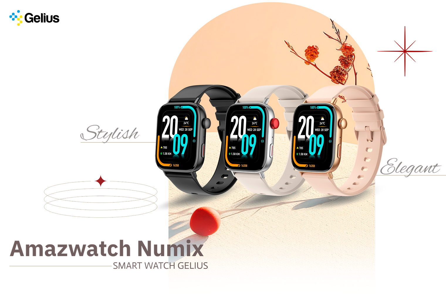 Amazwatch Numix SMART WATCH GELIUS 
