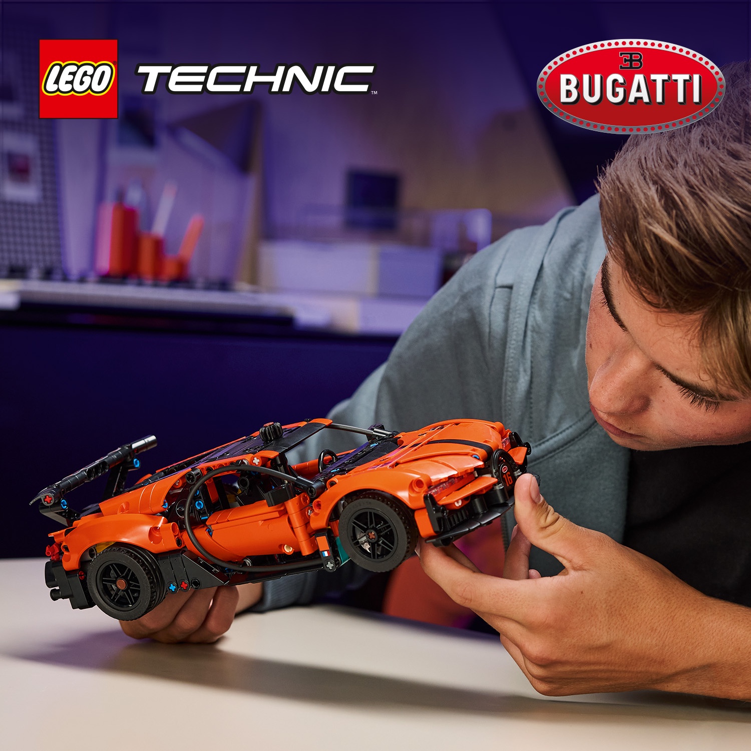 Конструктор LEGO Technic Гіперкар Bugatti Chiron Pur Sport 771