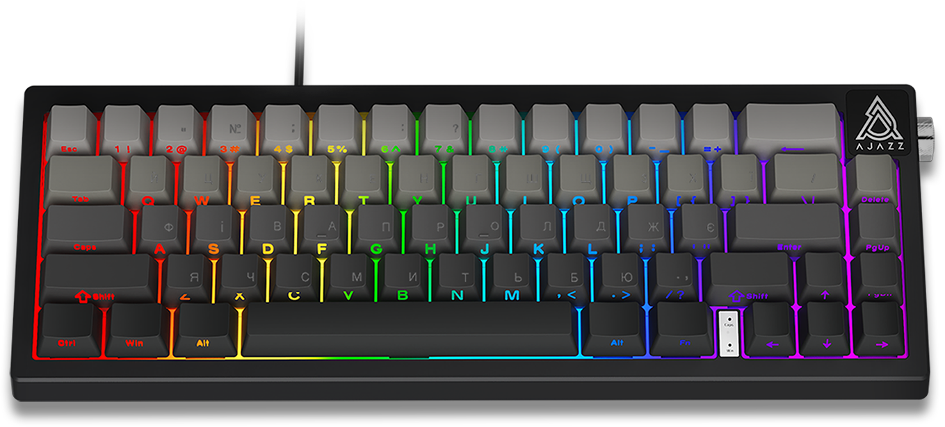 Клавиатура проводная Ajazz AK650 Day Dream Switch Gradient USB