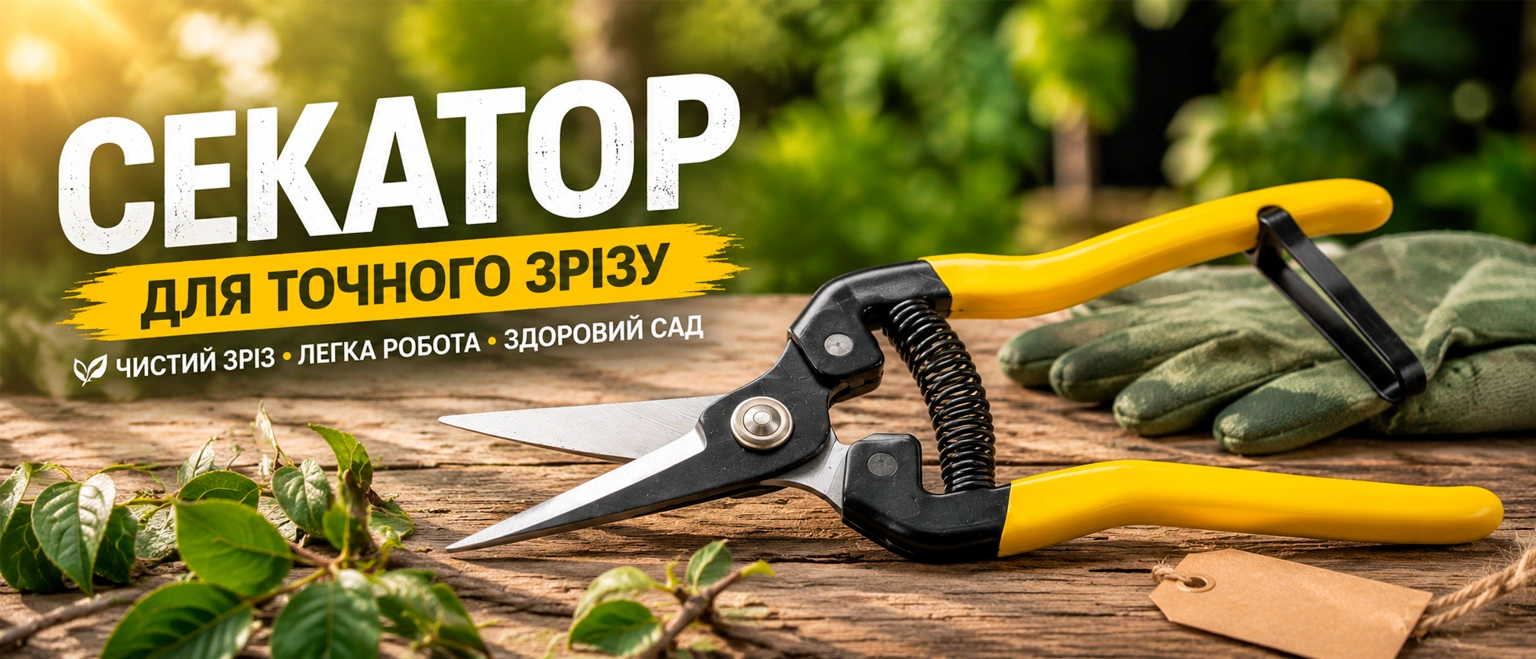 Секатор садовый Grad Yellow MIX