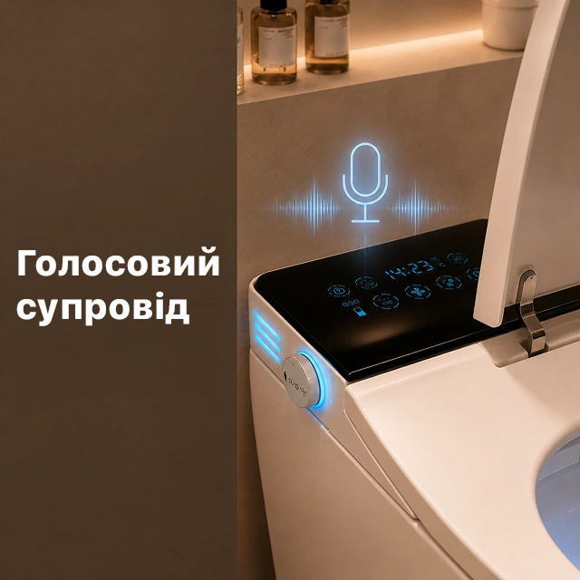Голосовое управление смарт-унитазом