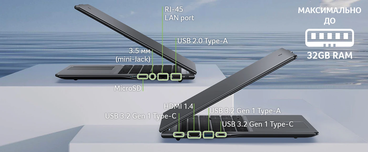 Порты и разъемы Extensa 15