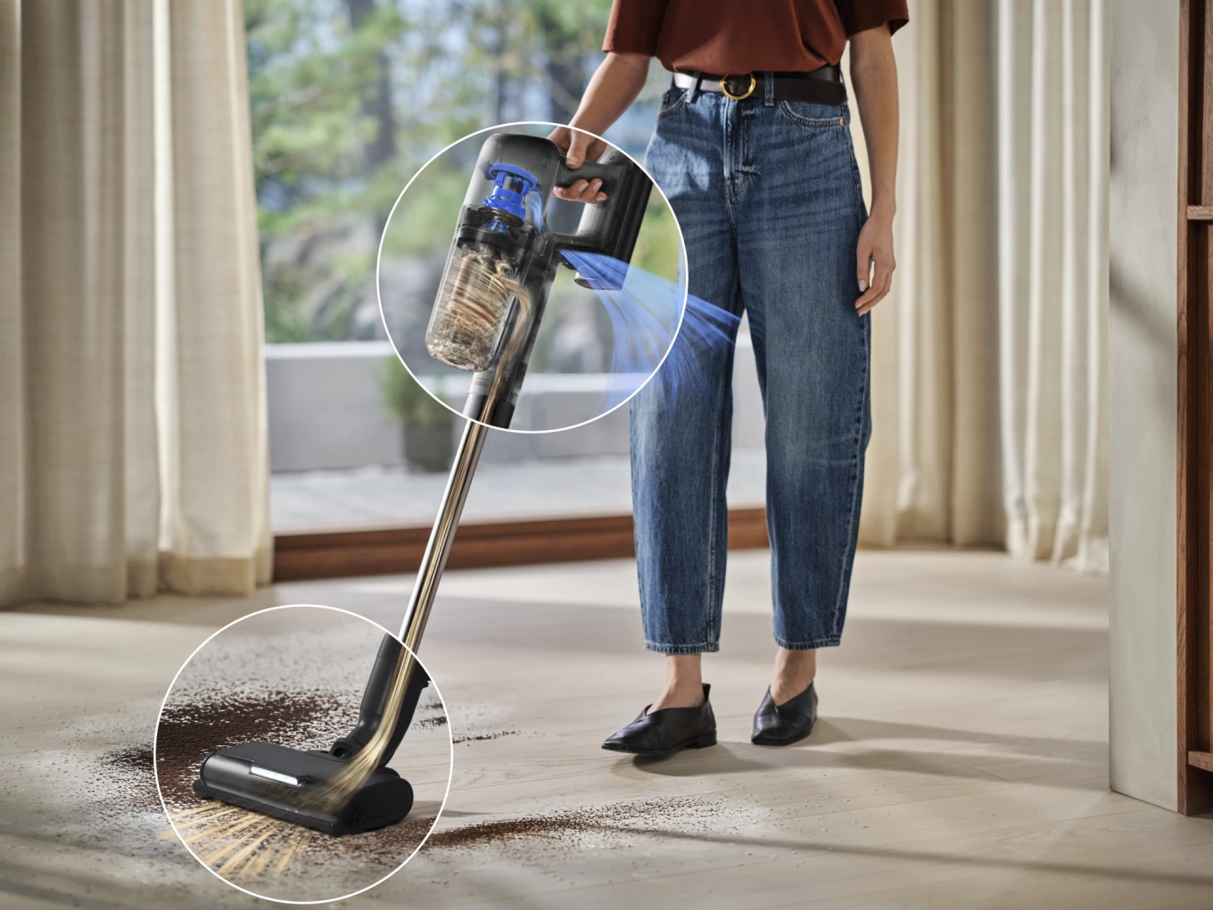 Потужний двигун пилососа Electrolux EP72H21WET