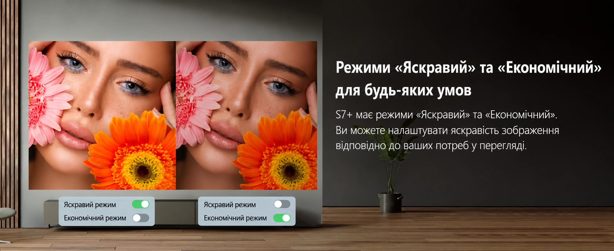 Інтерфейси та порти підключення на задній панелі проєктора A9G Pro