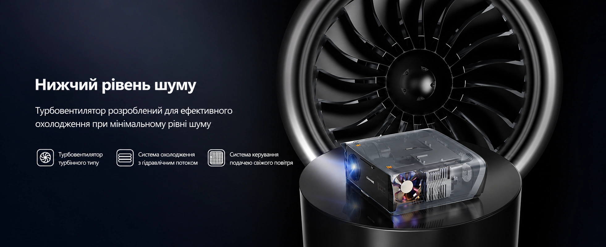 Зручне управління смарт-проєктором A9G Pro за допомогою пульта