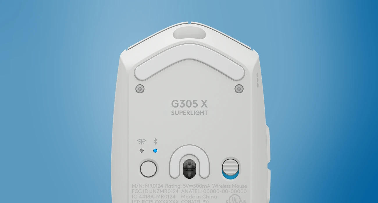 Подключение G305 X через LIGHTSPEED, Bluetooth и USB-C