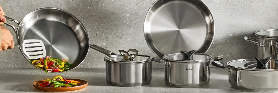 Кастрюли Tefal Emotion+ SPACE+