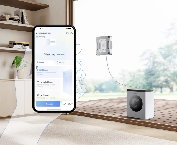 Управление через приложение ECOVACS HOME