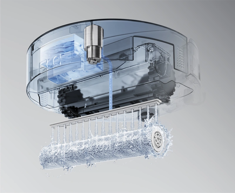 Потужне промивання швабри Fresh-flow — Ecovacs DEEBOT T90 PRO OMNI