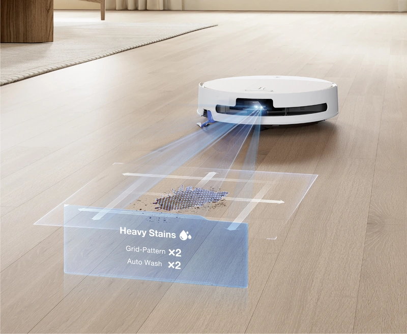 Розпізнавання типів плям з AI Instant-Remop 2.0 — Ecovacs DEEBOT T90 PRO OMNI