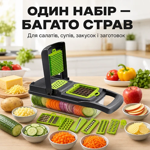 Один набор для многих блюд, салатов и закусок