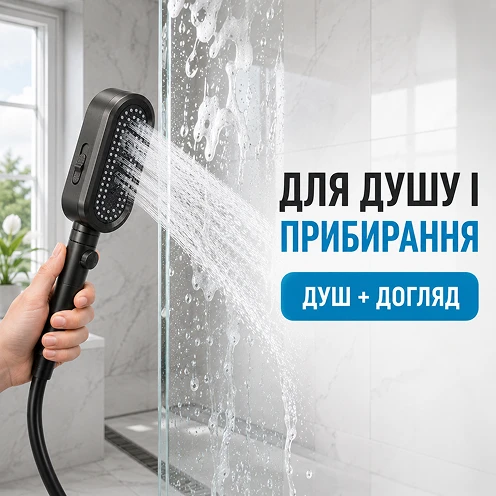 Використання набору для душу та гігієнічного прибирання