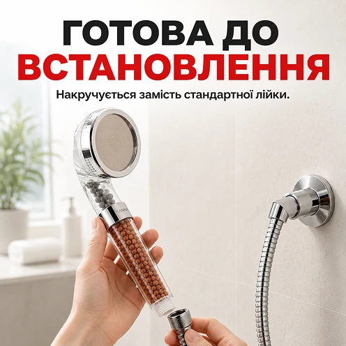 Простая установка лейки вместо стандартной насадки