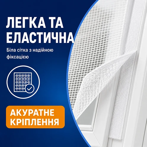 Еластична сітка з надійним та акуратним кріпленням